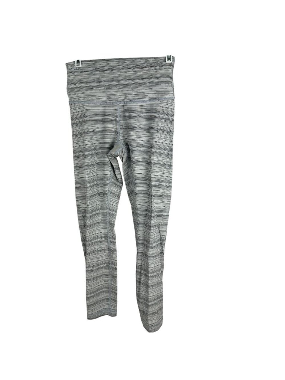 Lululemon Align High-Rise Yoga Leggings Womens Size 6 Soft Grey Striped Pattern